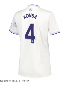 Billige Fotballdrakt Aston Villa Ezri Konsa #4 Replika Tredjedrakt Dame 2025-26 Kortermet